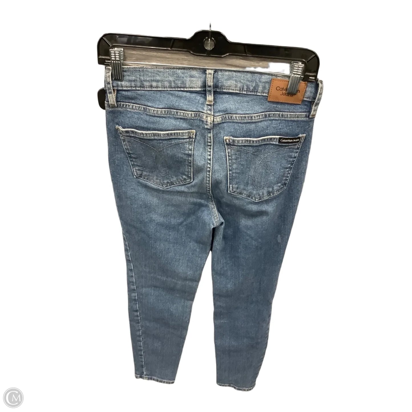 Jeans Skinny By Calvin Klein In Blue Denim, Size: 2