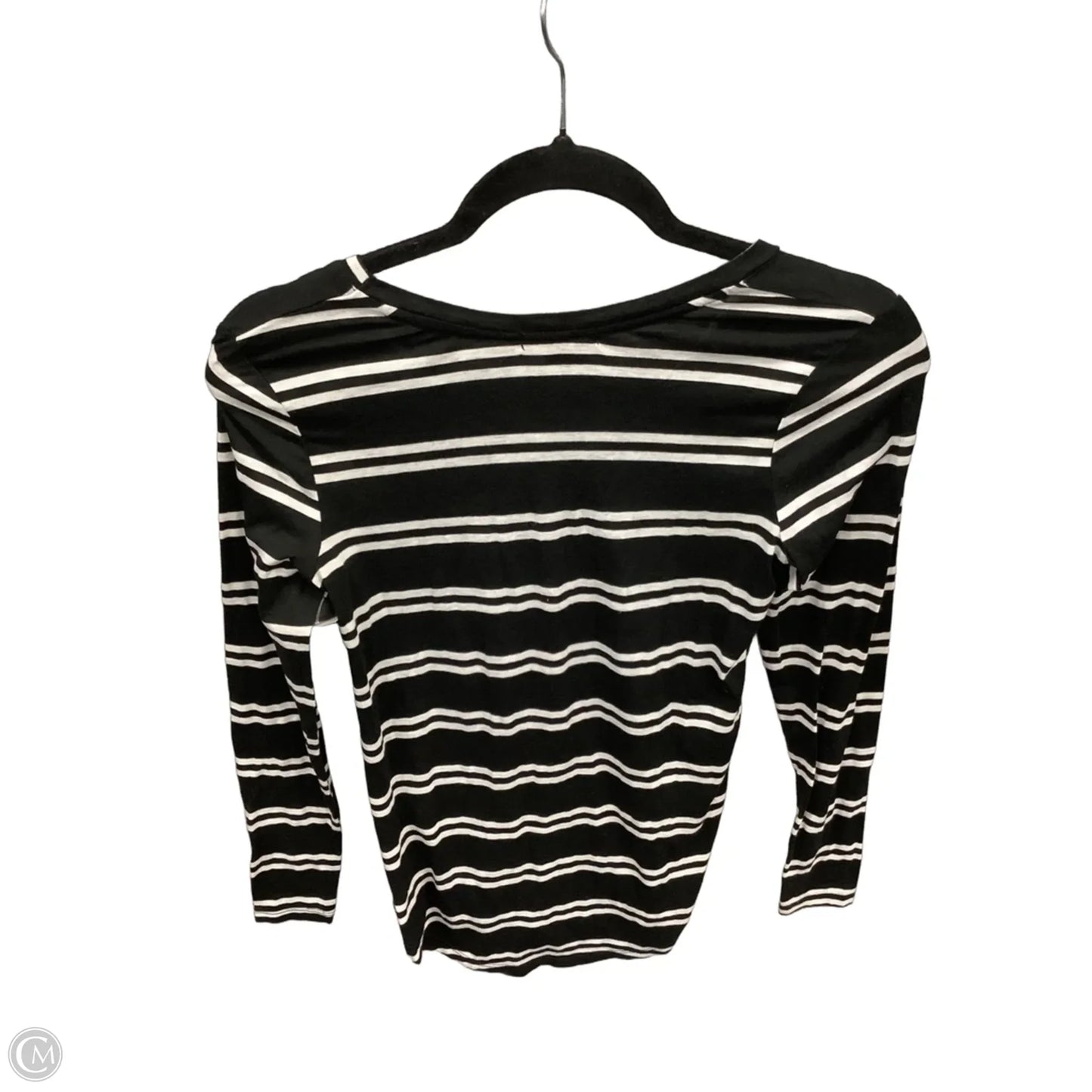 Tunic Long Sleeve By Proof In Striped Pattern, Size: S