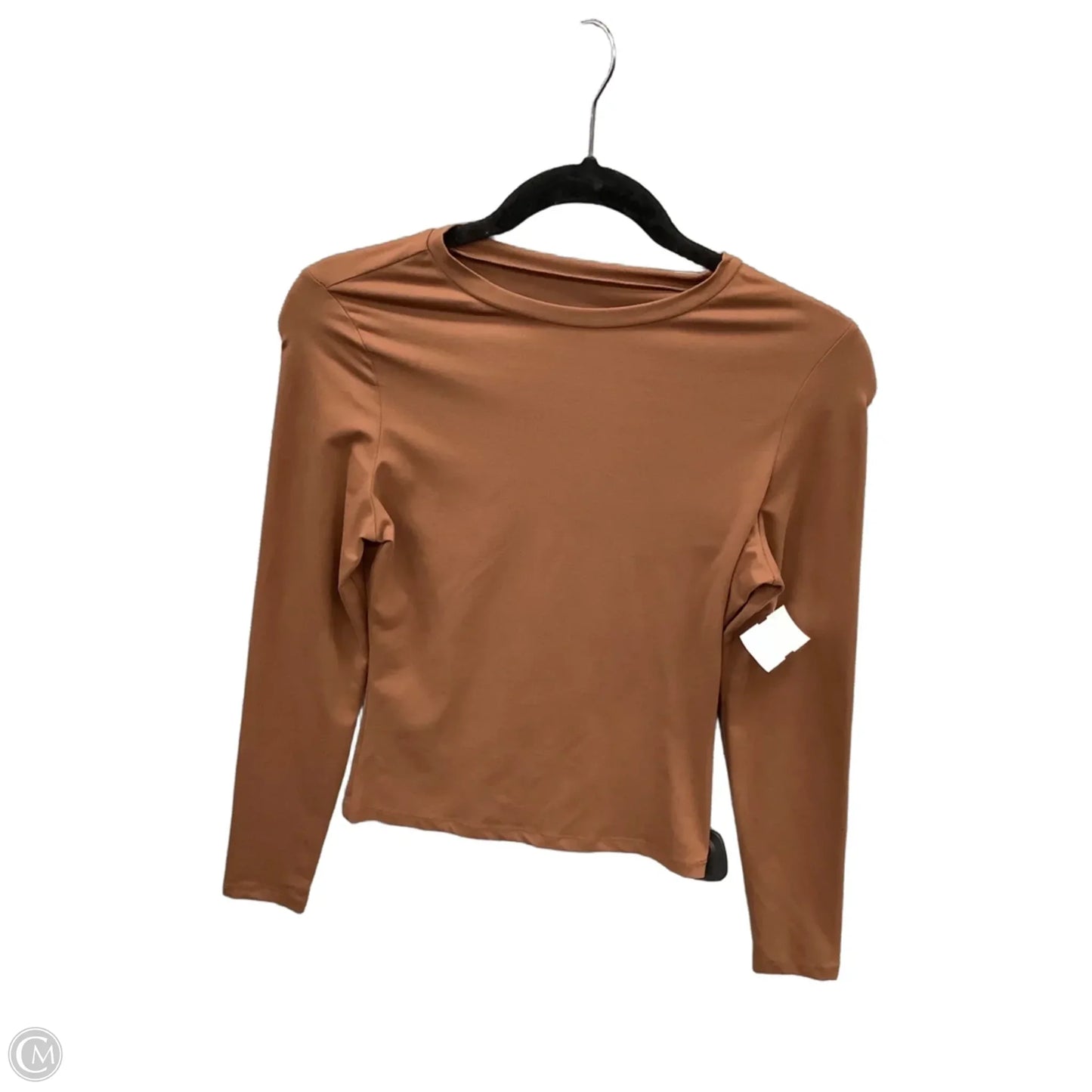 Top Long Sleeve Basic By Automet In Brown, Size: S