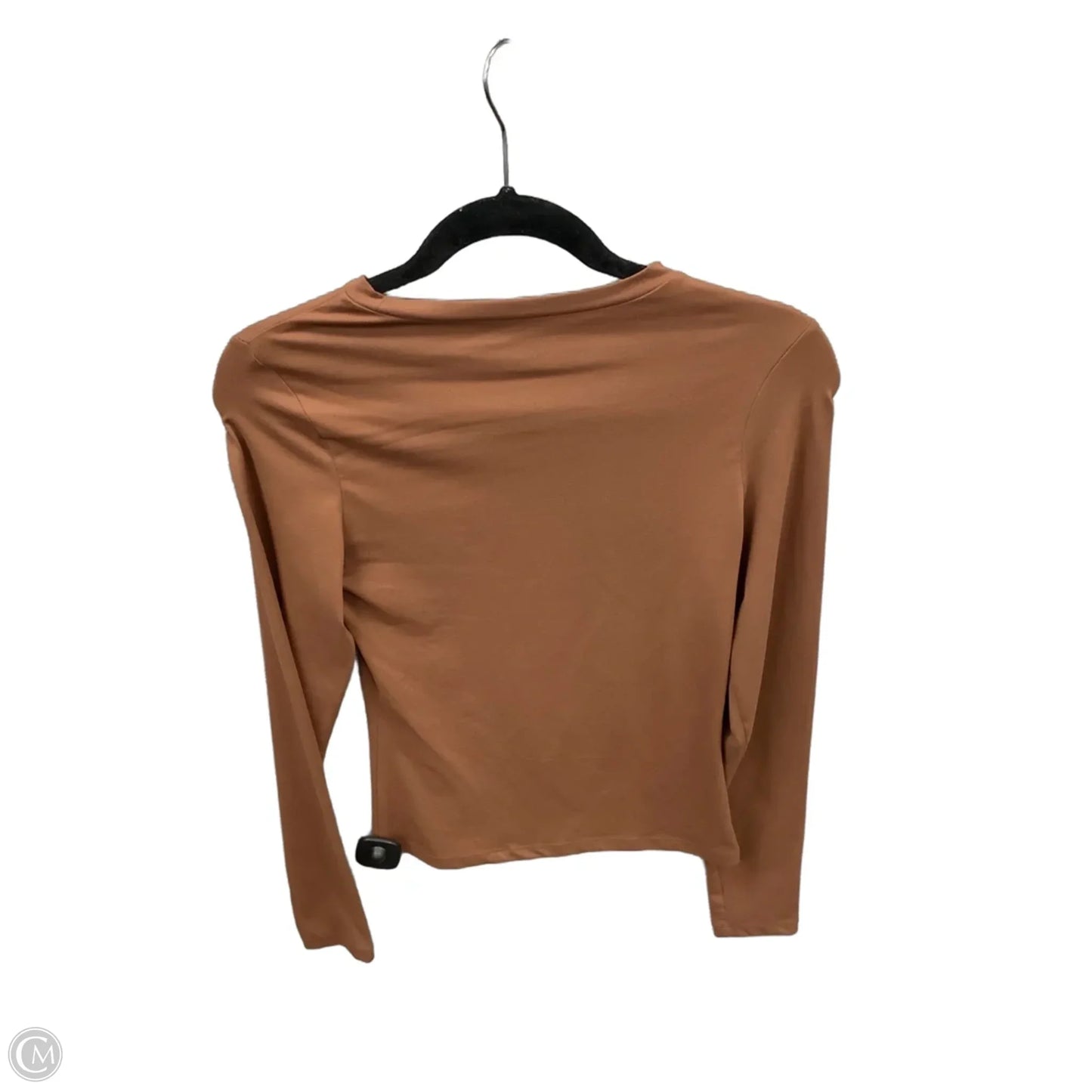 Top Long Sleeve Basic By Automet In Brown, Size: S