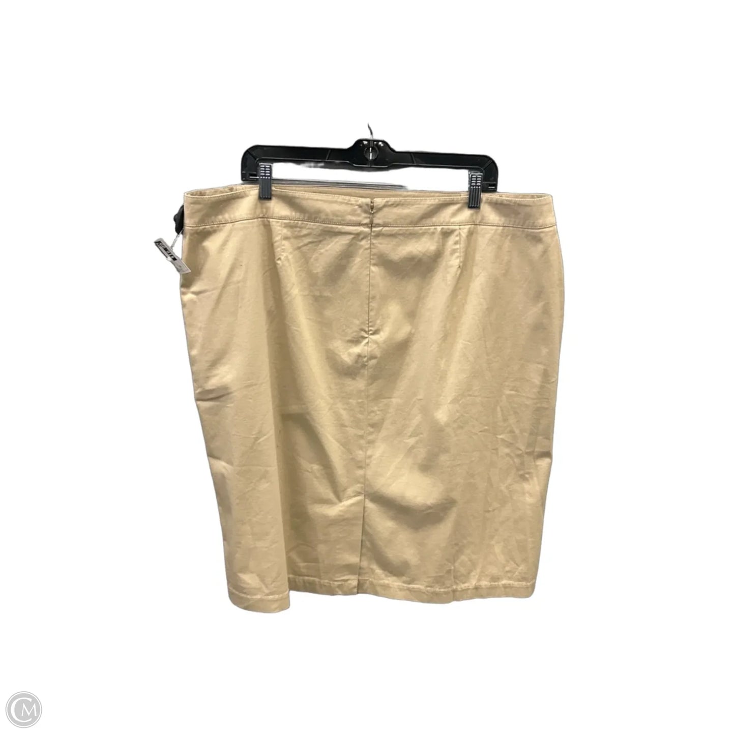 Skirt Midi By Talbots In Tan, Size: 20