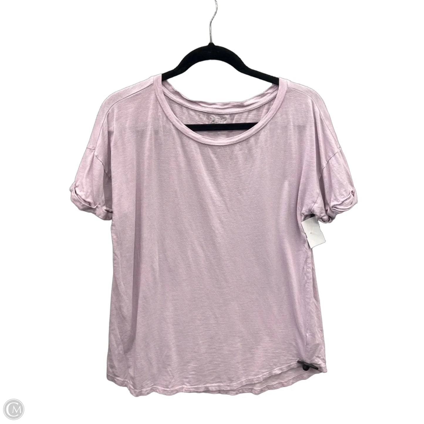 Top Short Sleeve Basic By Maurices In Purple, Size: M