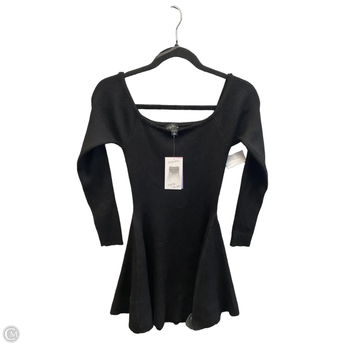 Dress Sweater By Say What In Black, Size: L