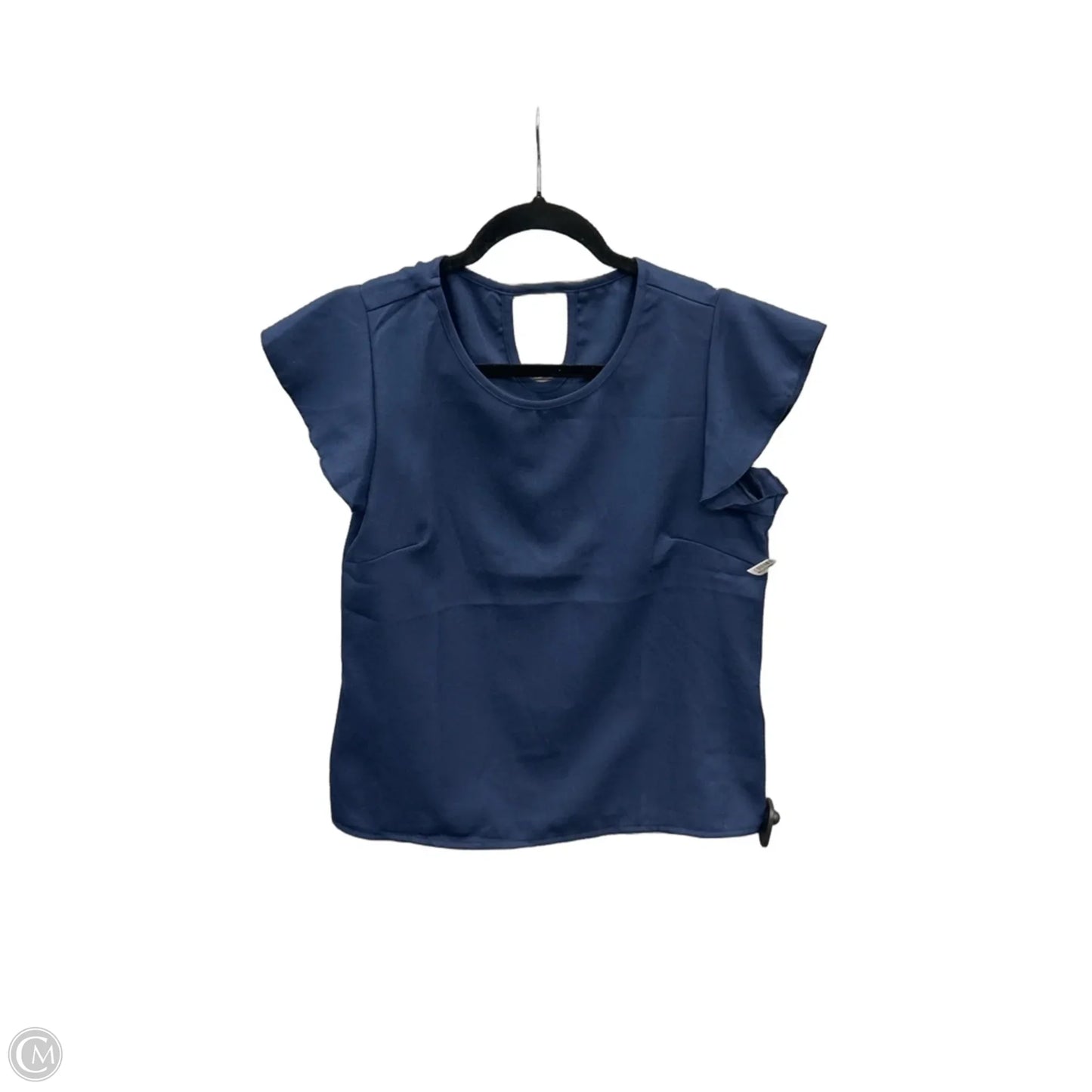 Top Short Sleeve By Shein In Navy, Size: S