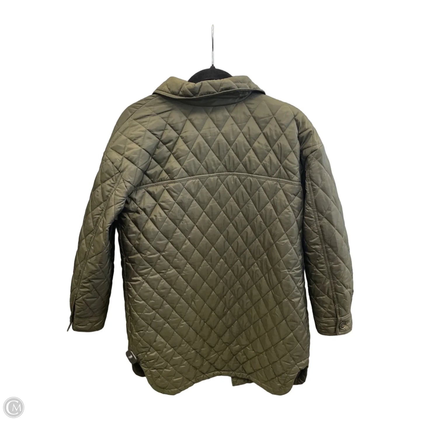 Jacket Puffer & Quilted By Michael By Michael Kors In Green, Size: M