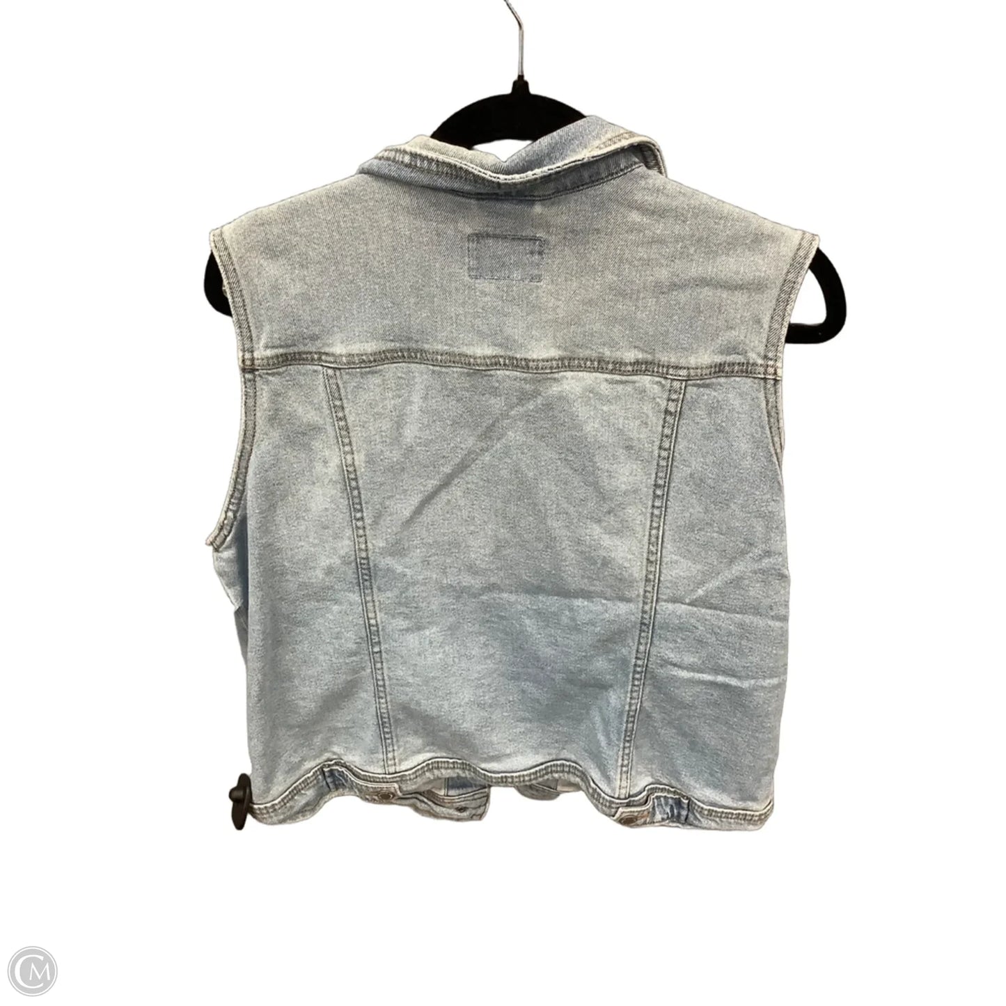 Vest Other By Universal Thread In Blue Denim, Size: Xxl