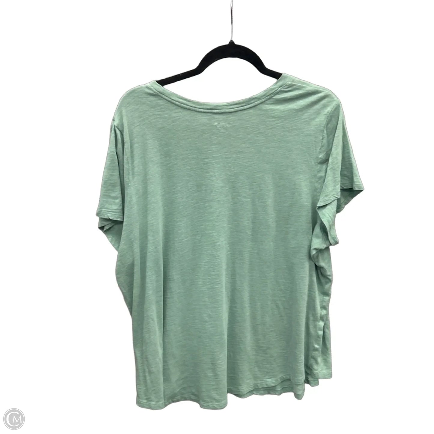 Top Short Sleeve Basic By Old Navy In Green, Size: Xxl