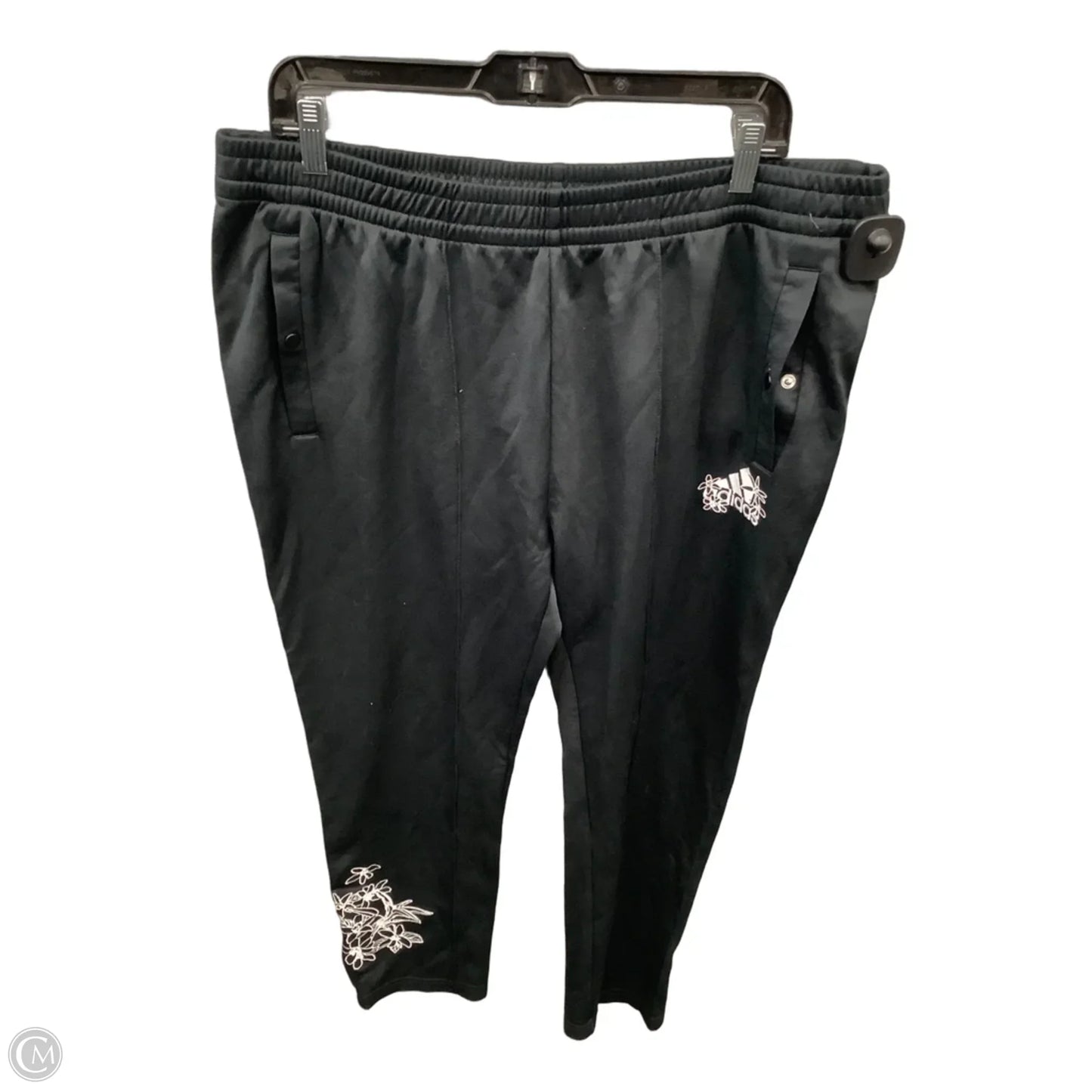 Athletic Pants By Adidas In Black, Size: Xl