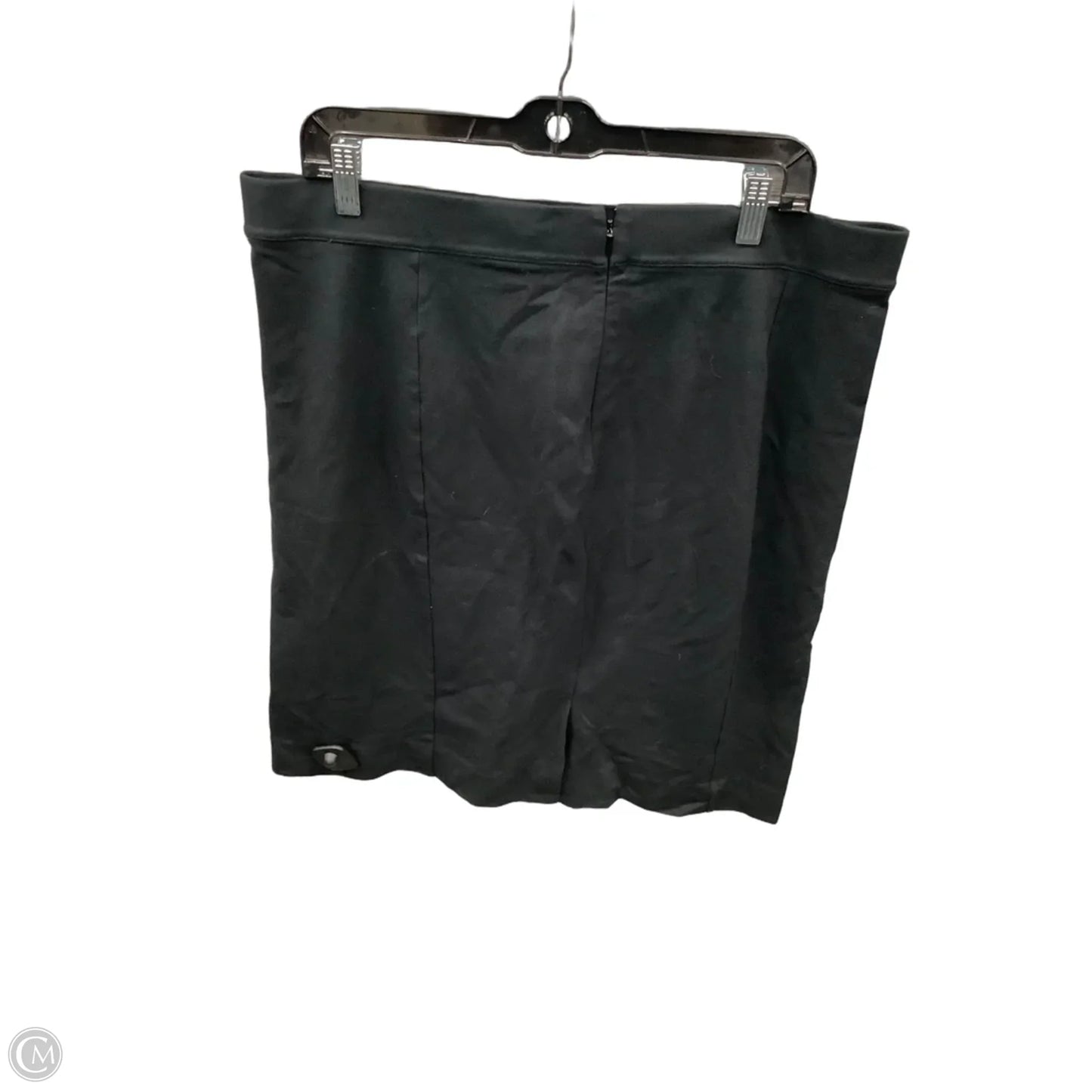 Skirt Midi By Lands End In Black, Size: 18