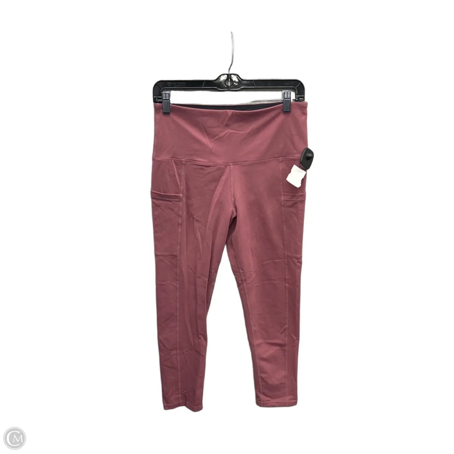 Athletic Leggings By Tuff Athletics In Pink, Size: M