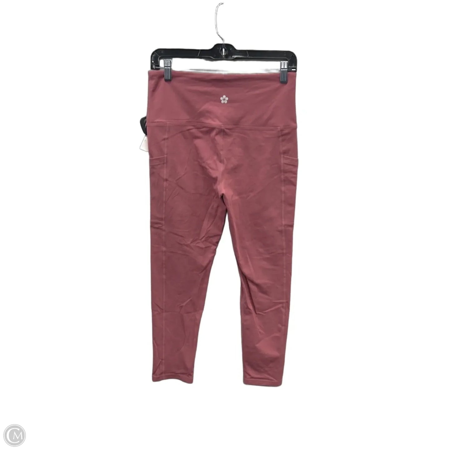 Athletic Leggings By Tuff Athletics In Pink, Size: M