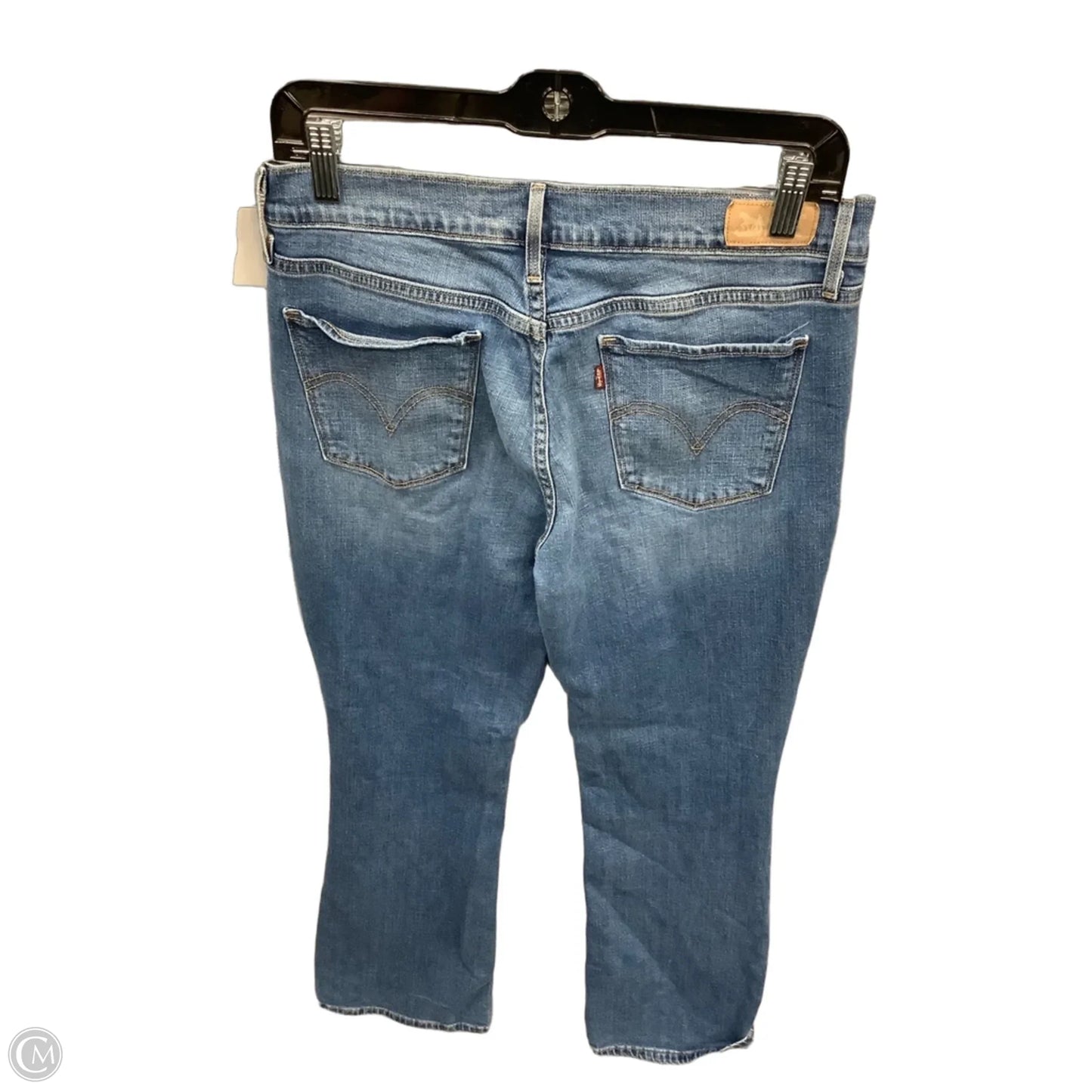 Jeans Boot Cut By Levis In Blue Denim, Size: 8