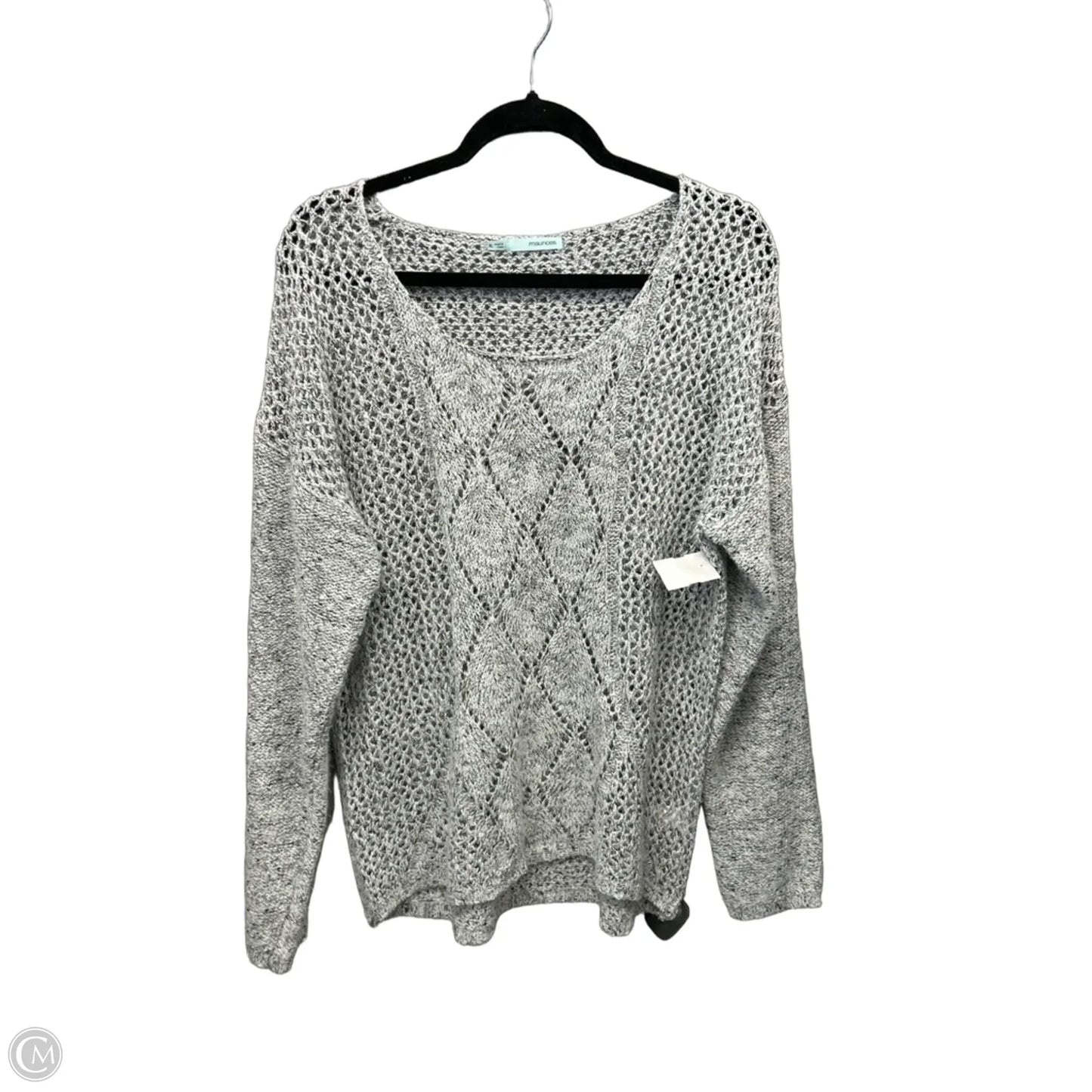 Sweater By Maurices In Grey, Size: Xl