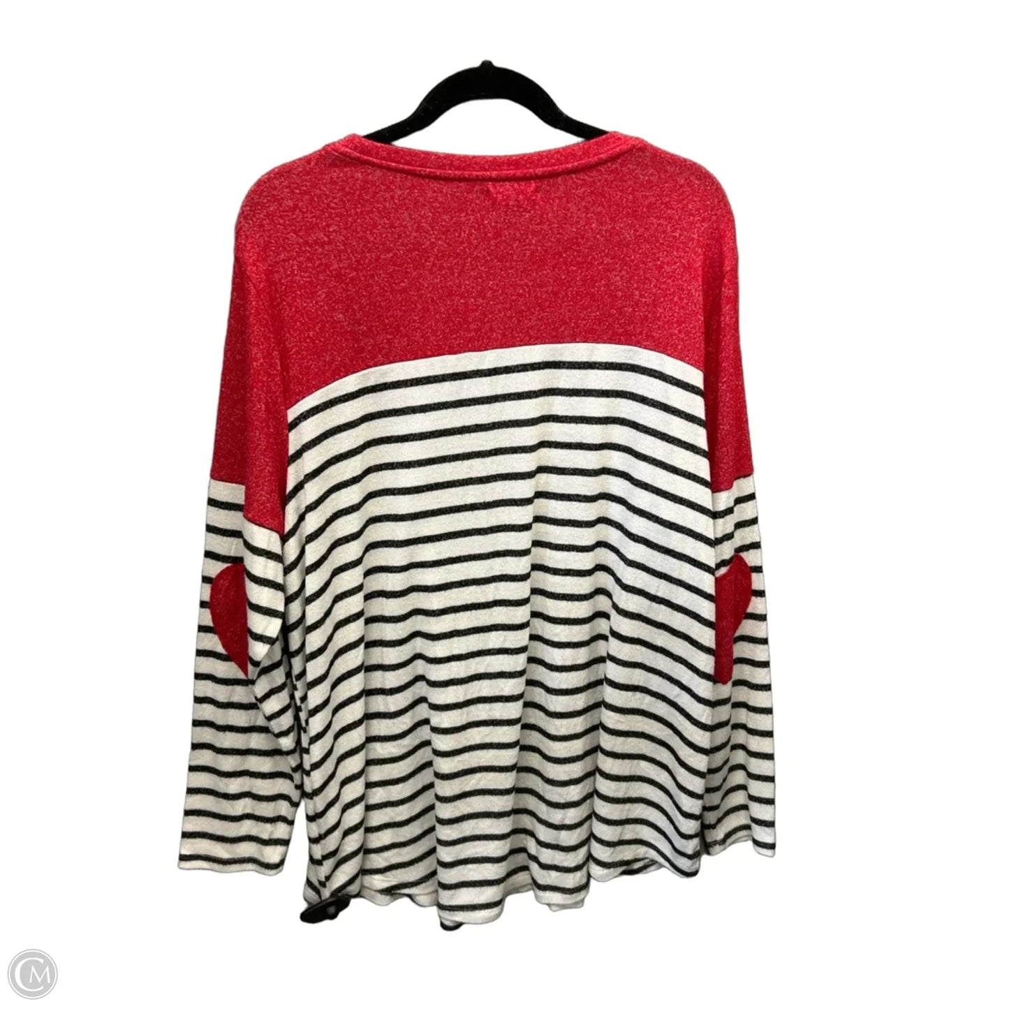 Top Long Sleeve By Maurices In Red, Size: 2x
