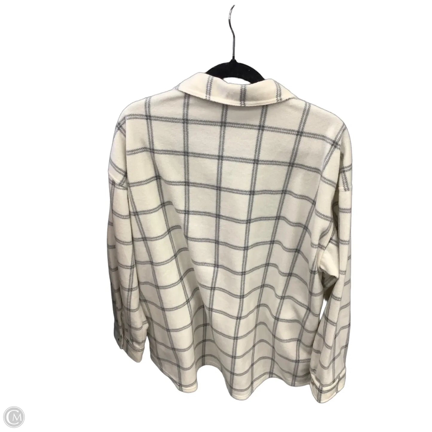 Jacket Shirt By Maurices In White, Size: Xxl
