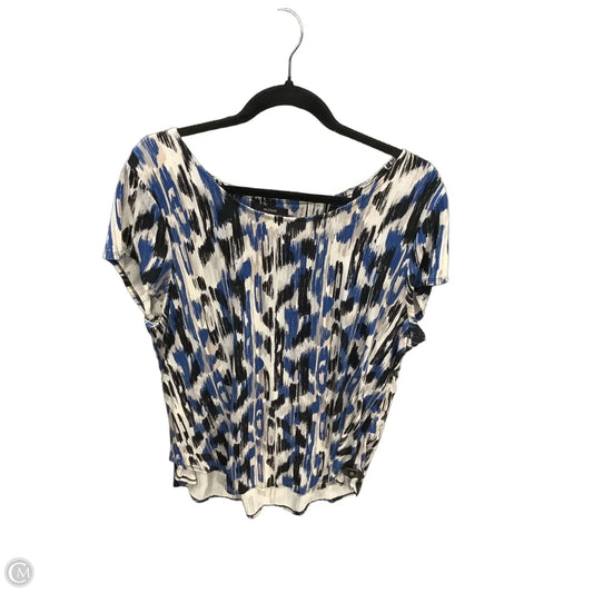 Tunic Short Sleeve By Alfani In Blue, Size: Xl