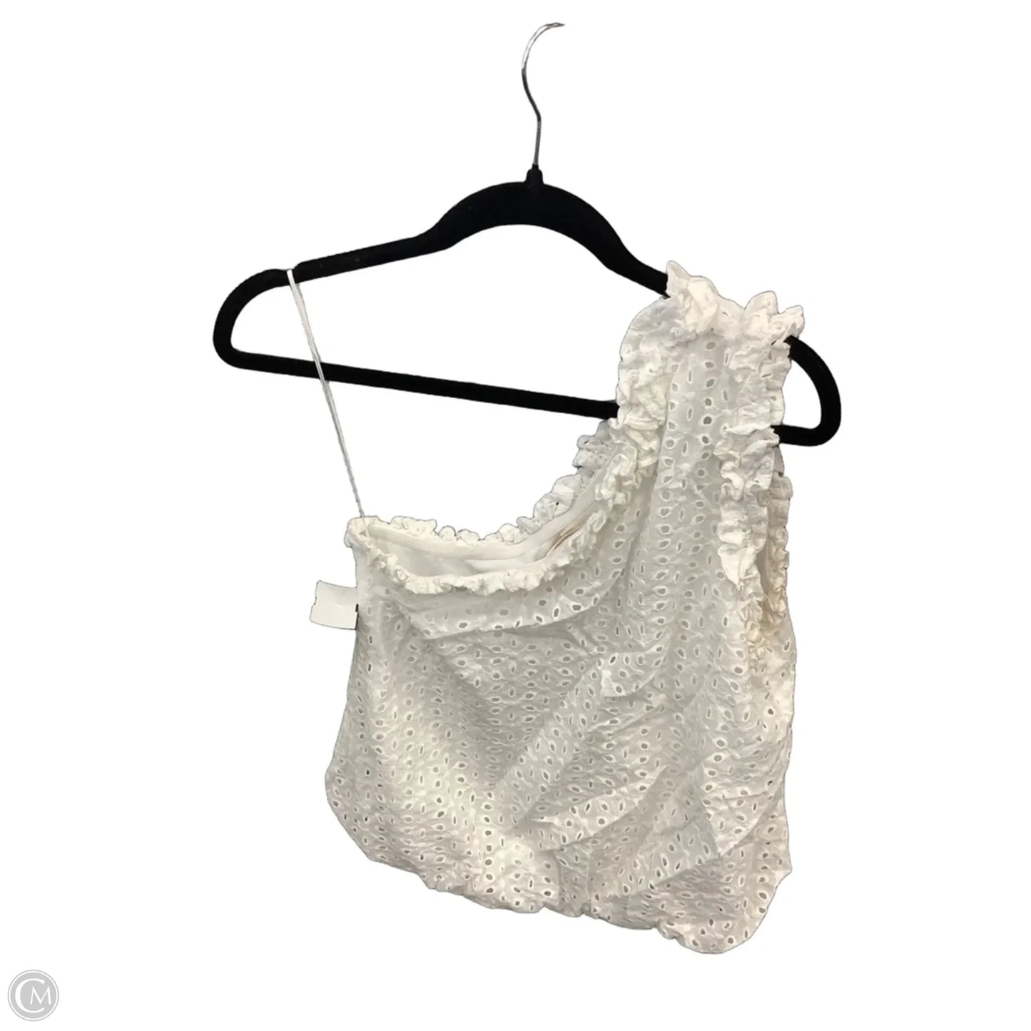 Top Sleeveless By Entro In White, Size: S