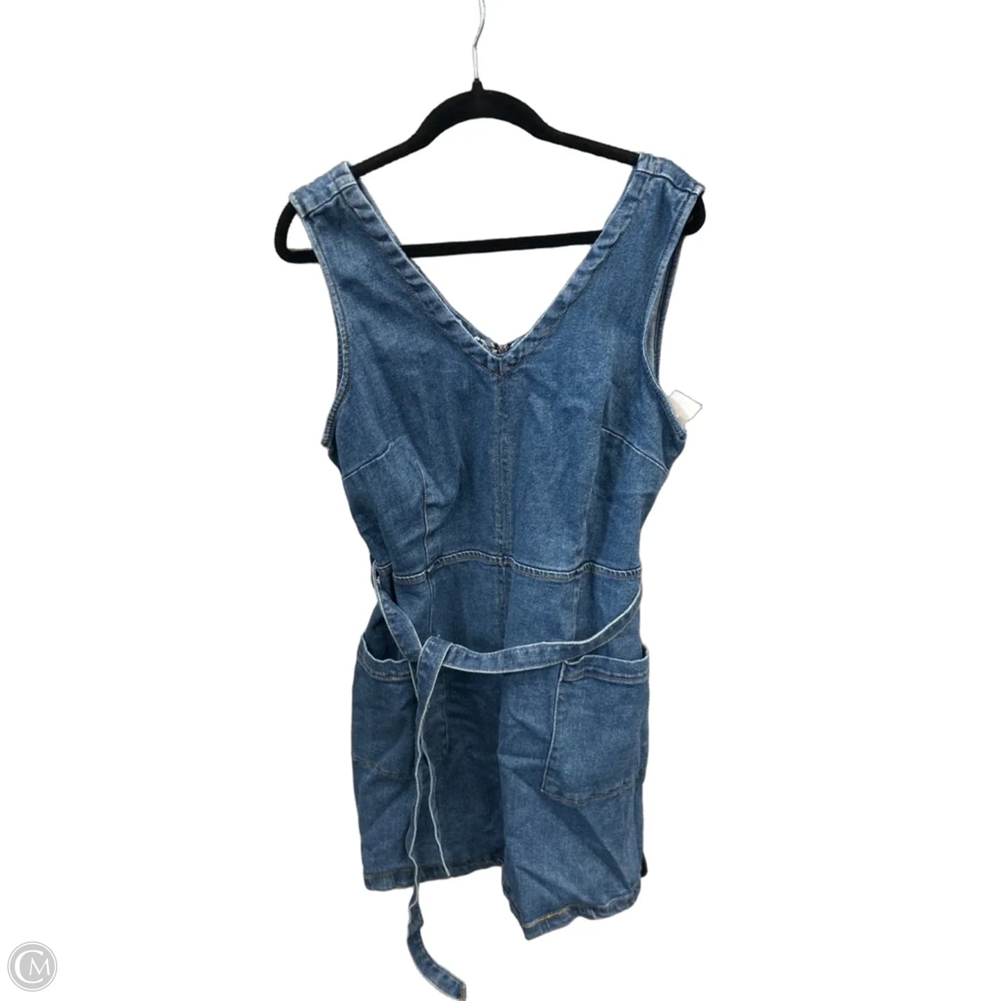 Dress Casual Short By Universal Thread In Blue Denim, Size: Xl