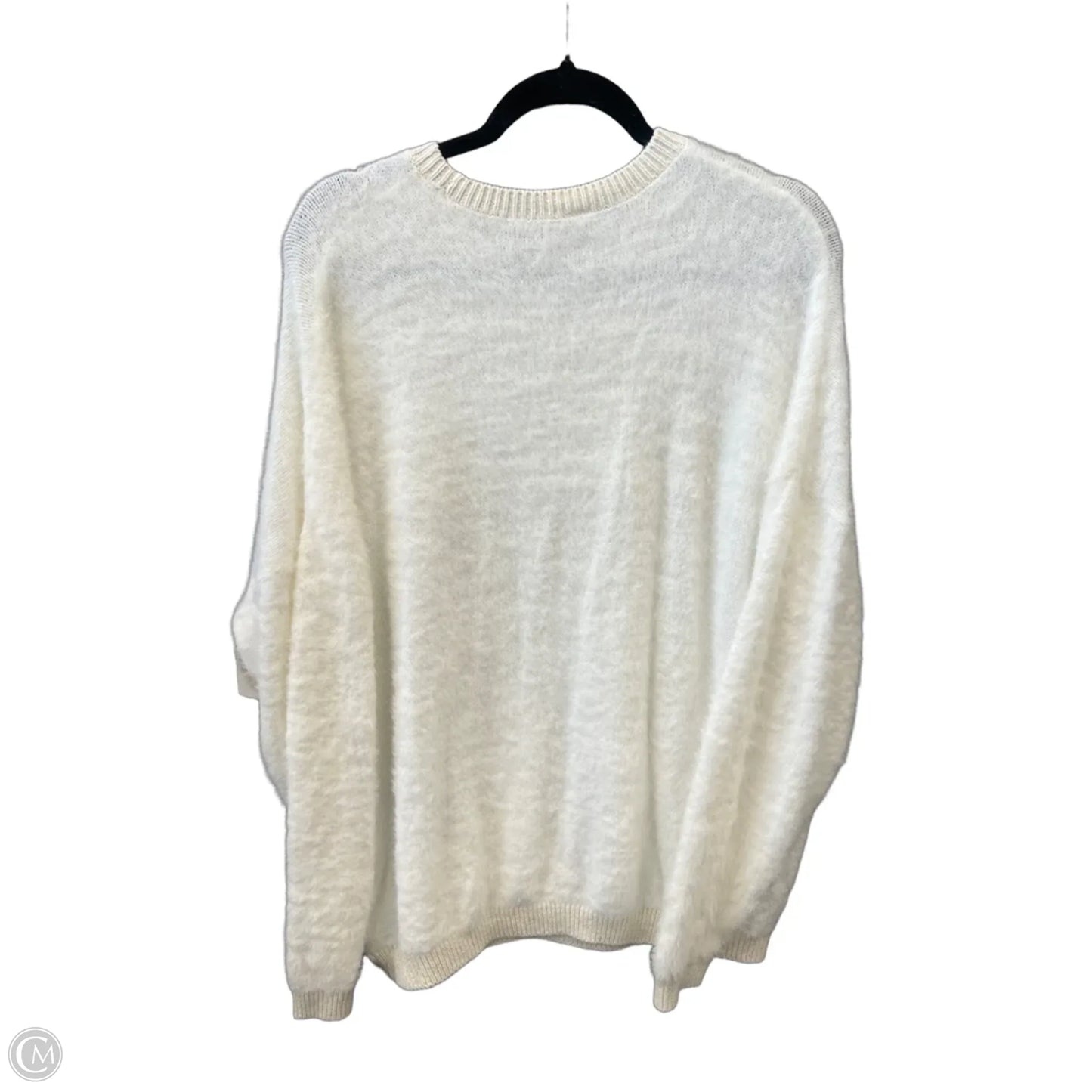 Sweater By Time And Tru In White, Size: Xxl