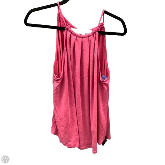 Top Sleeveless By Green Envelope In Pink, Size: L