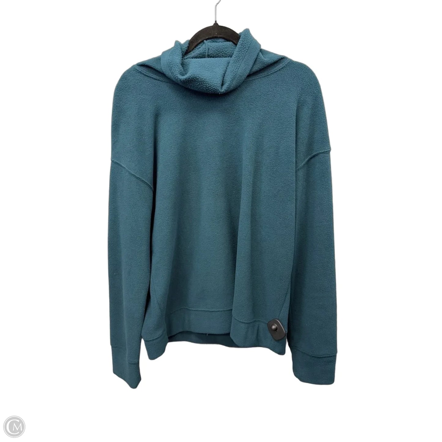 Athletic Top Long Sleeve Crewneck By Old Navy In Green, Size: L