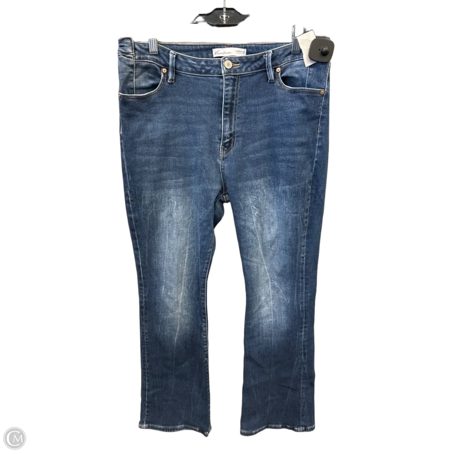 Jeans Boot Cut By Kancan In Blue Denim, Size: 12
