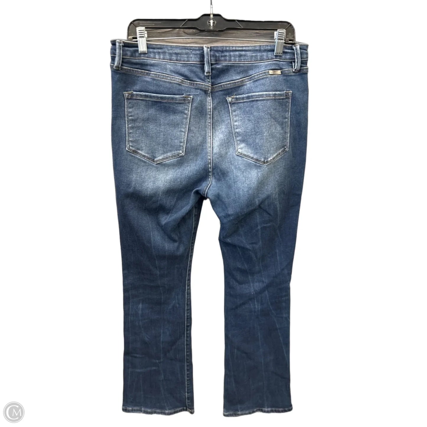 Jeans Boot Cut By Kancan In Blue Denim, Size: 12