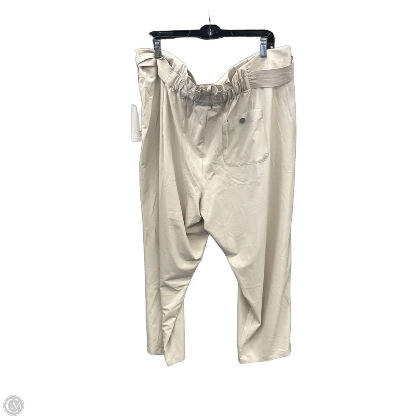 Athletic Pants By Athleta In Cream, Size: 2x
