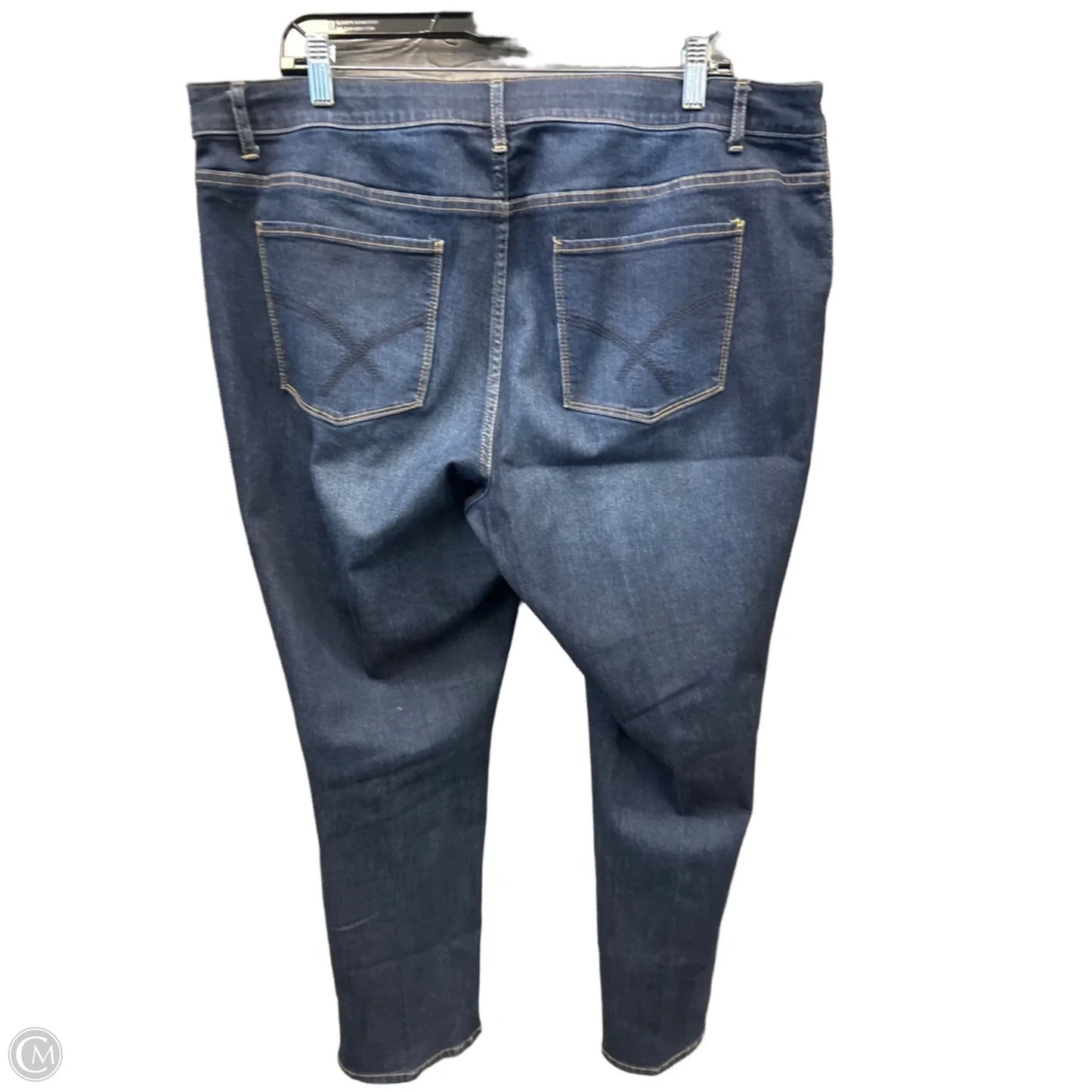 Jeans Skinny By Cj Banks In Blue Denim, Size: 18