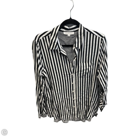Tunic Long Sleeve By Jane And Delancey In Striped Pattern, Size: L