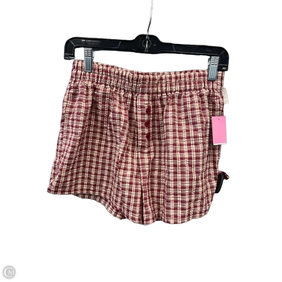 Shorts By Mighty Fine In Plaid Pattern, Size: 4