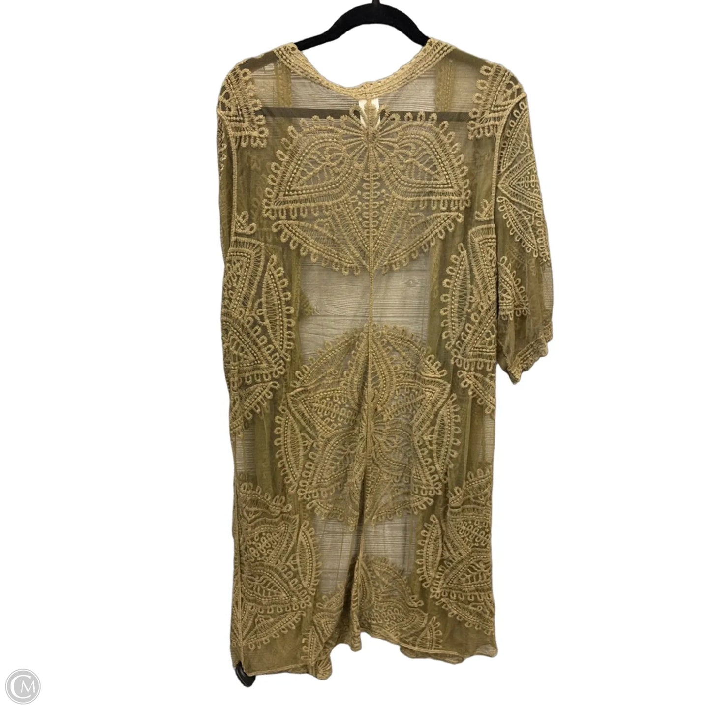 Kimono By Clothes Mentor In Green, Size: L