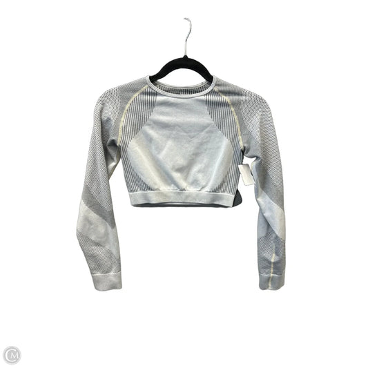 Athletic Top Long Sleeve Crewneck By Clothes Mentor In Grey, Size: S