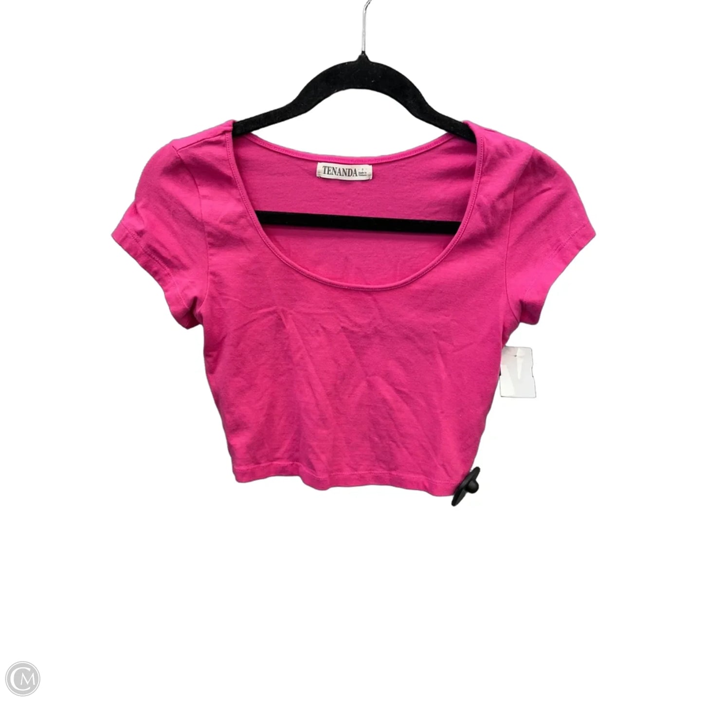 Top Short Sleeve Basic By Clothes Mentor In Pink, Size: S
