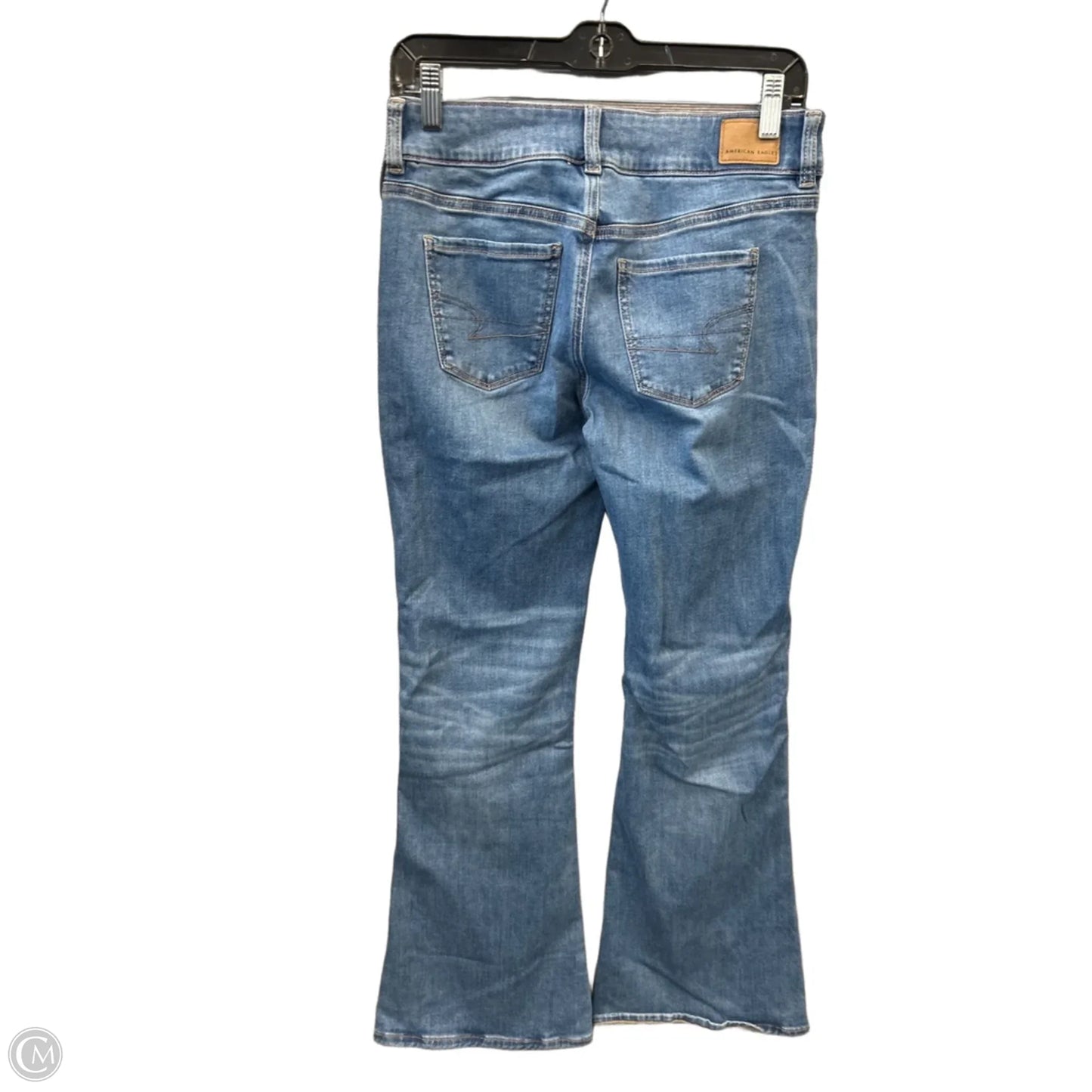 Jeans Flared By American Eagle In Blue Denim, Size: 6
