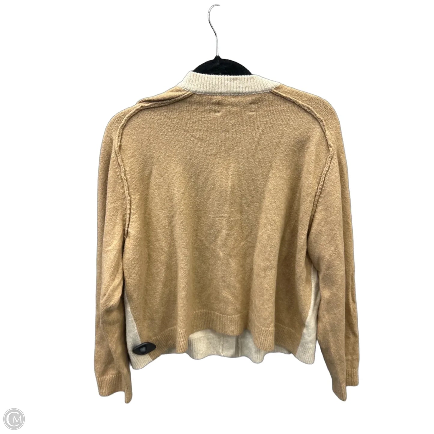Sweater Cardigan By Loft In Brown, Size: M