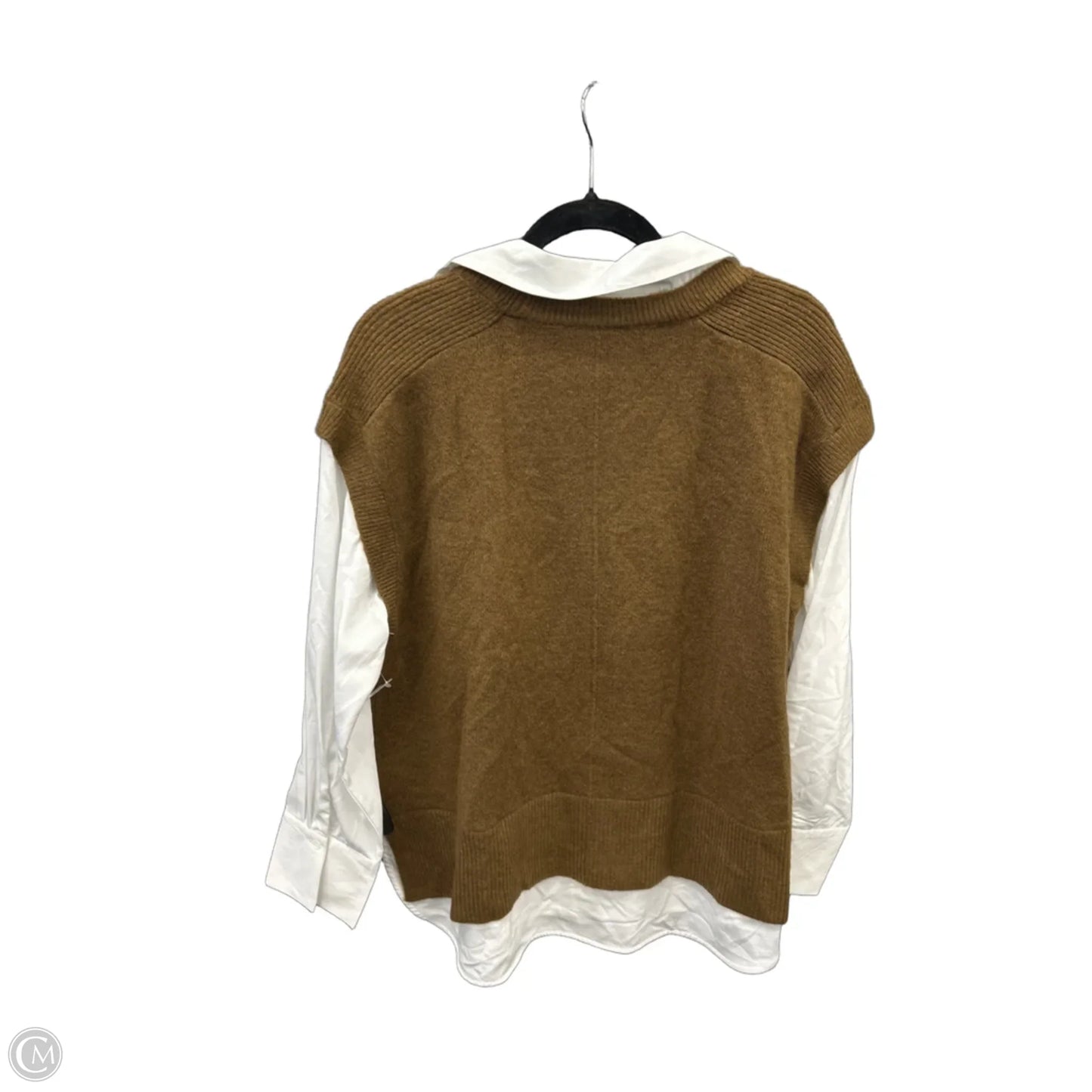 Sweater By Halogen In Brown, Size: L
