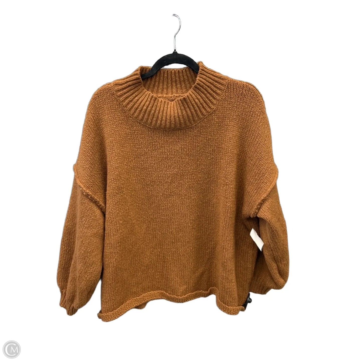 Sweater By Clothes Mentor In Brown, Size: M