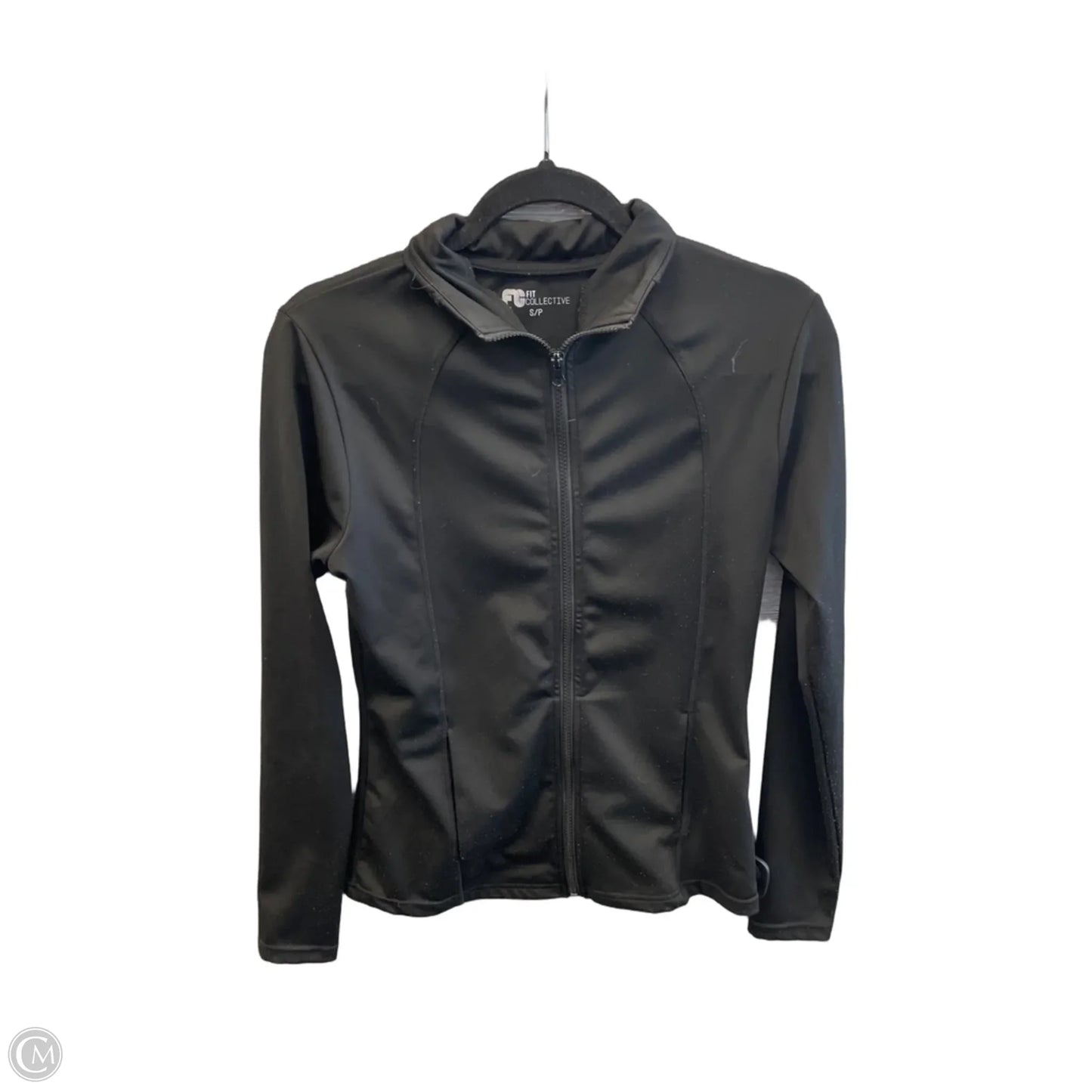 Athletic Jacket By Clothes Mentor In Black, Size: Sp