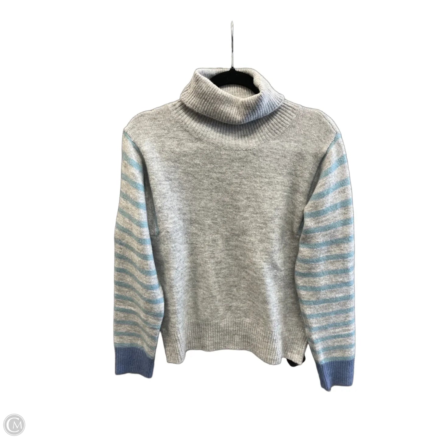 Sweater By Hem & Thread In Blue & Grey, Size: S
