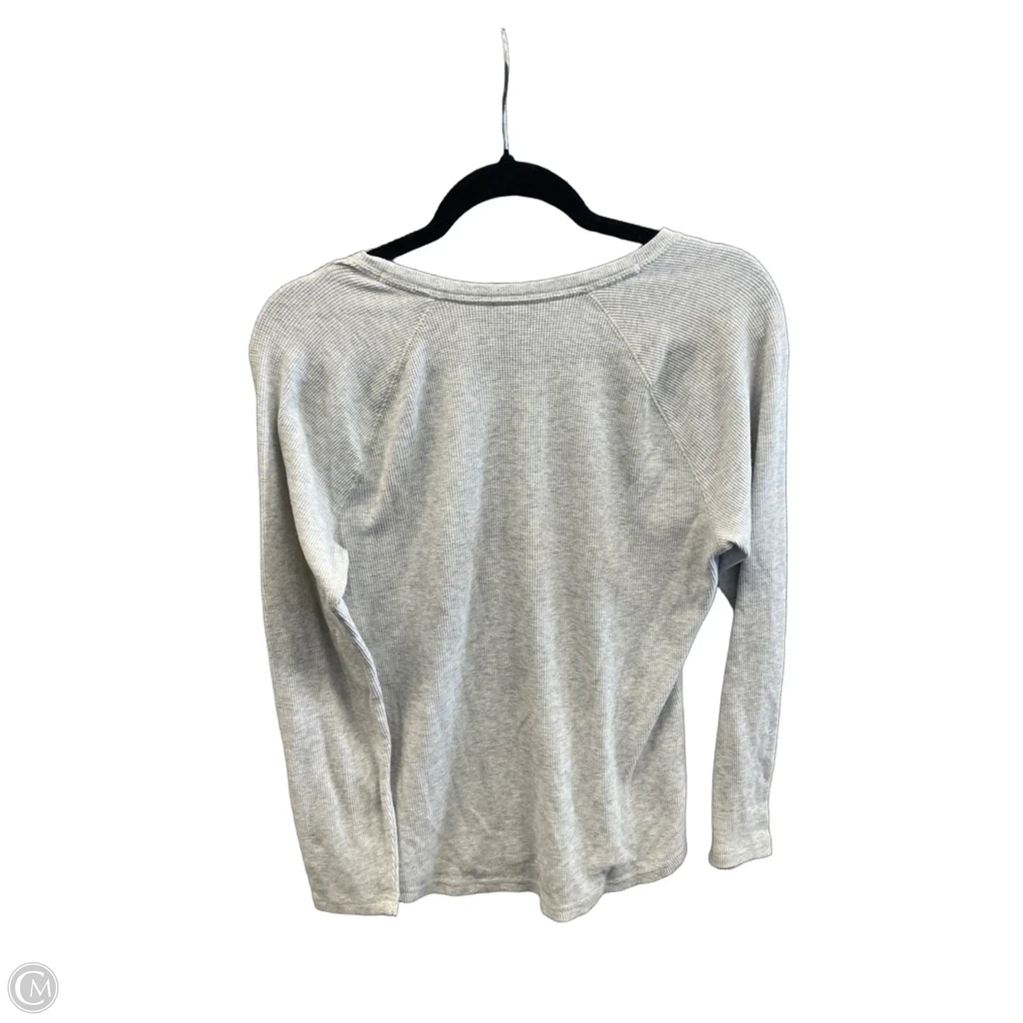 Top Long Sleeve By Eddie Bauer In Grey, Size: M