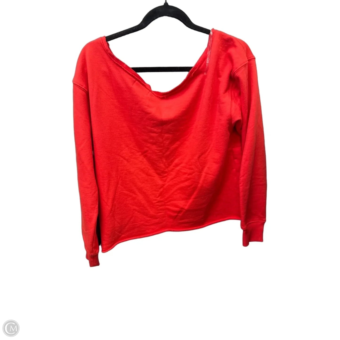 Top Long Sleeve By Universal Thread In Red, Size: S