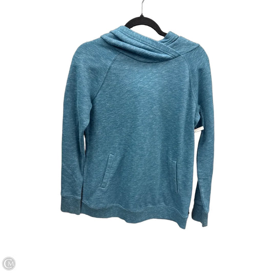Athletic Top Long Sleeve Hoodie By Tek Gear In Blue, Size: S