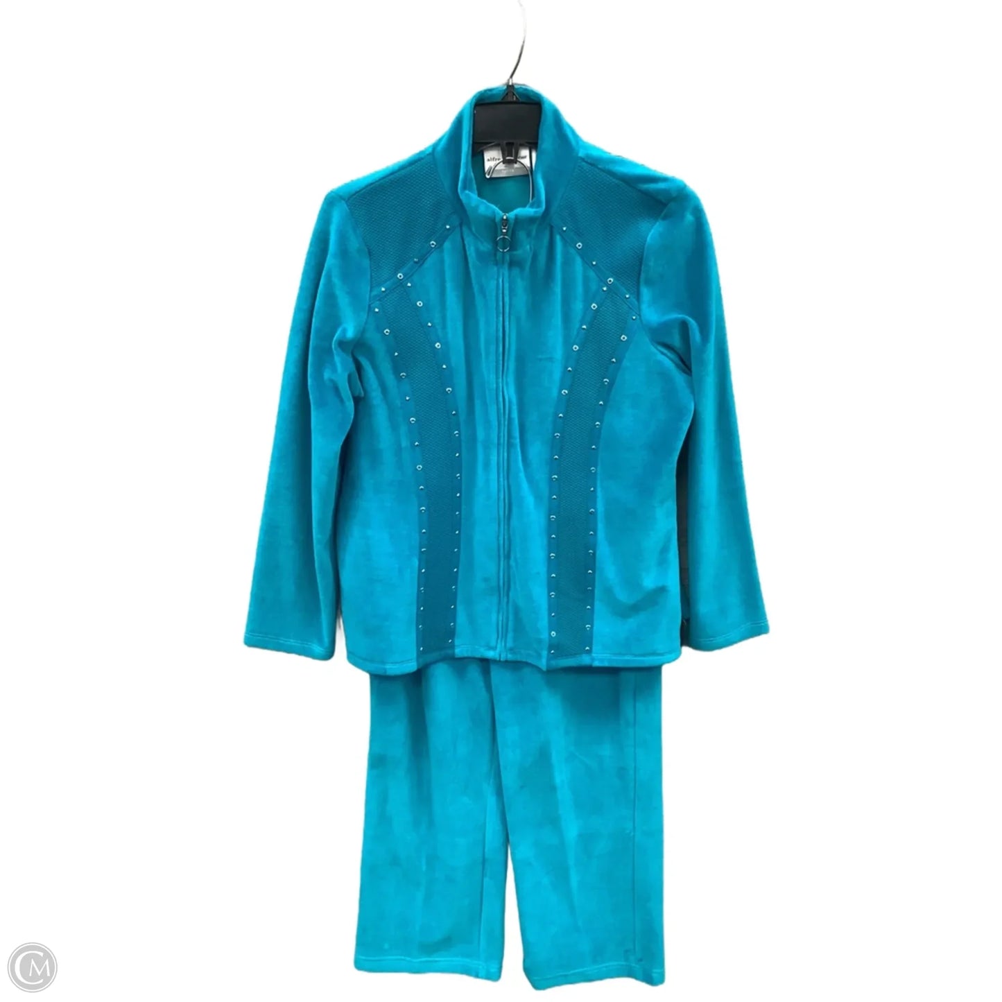 Jacket Fleece By Alfred Dunner In Blue, Size: M