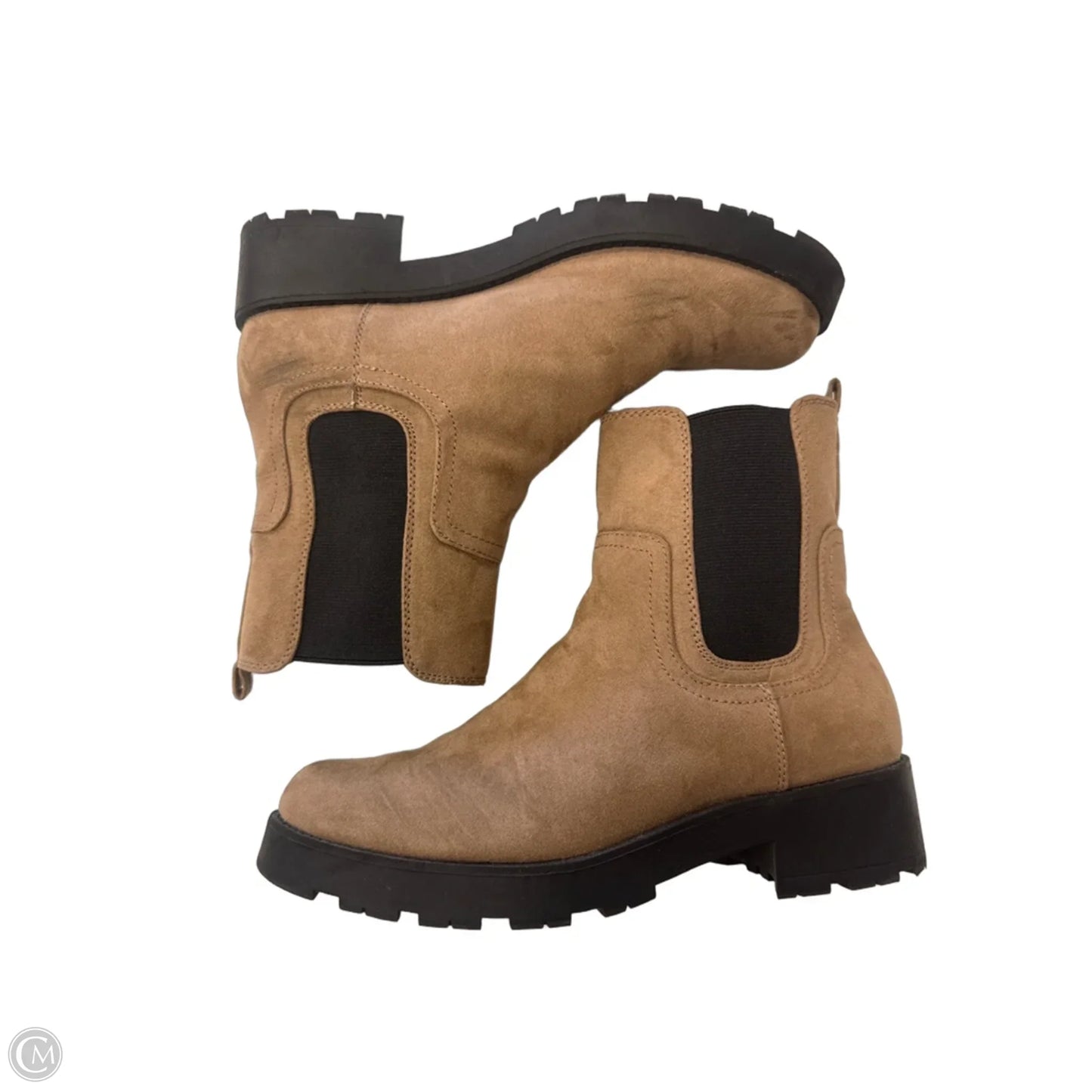 Boots Ankle Flats By Old Navy In Brown, Size: 9