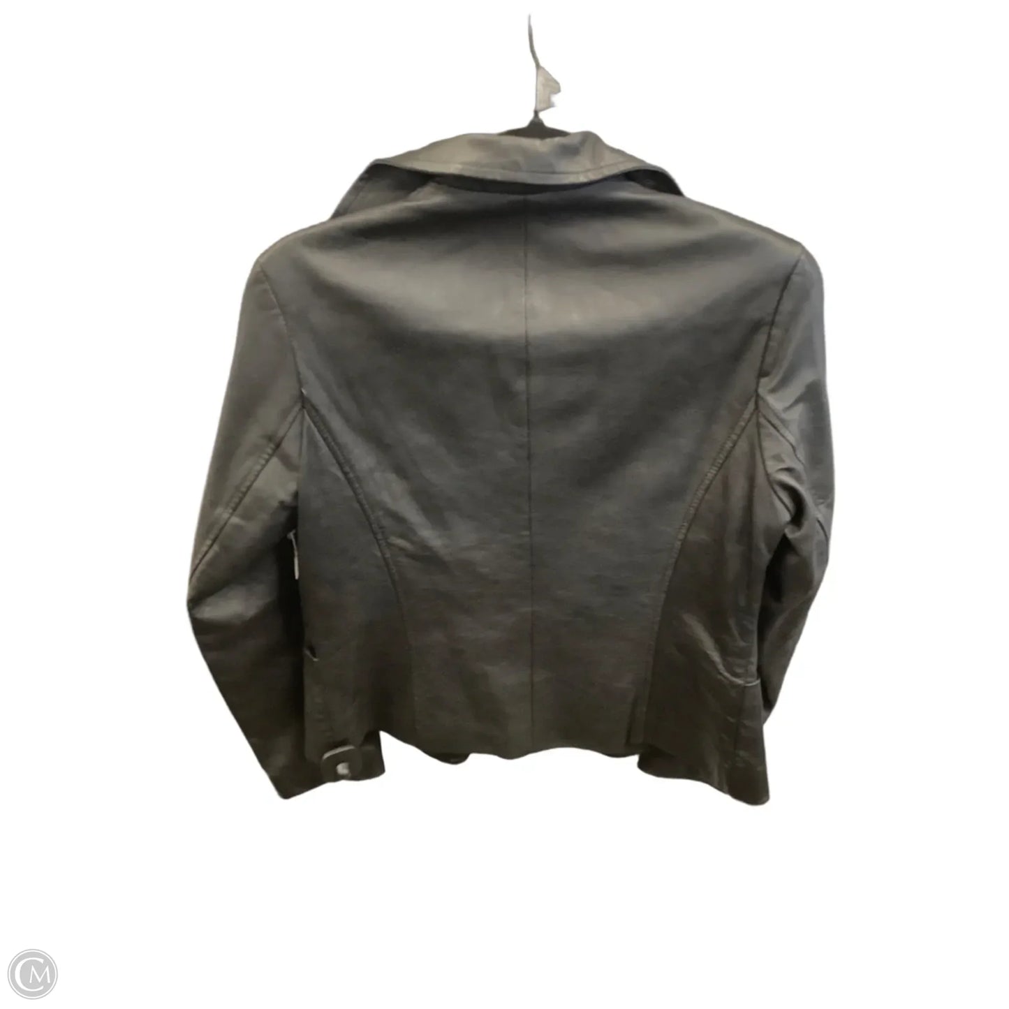 Jacket Moto By Clothes Mentor In Black, Size: M