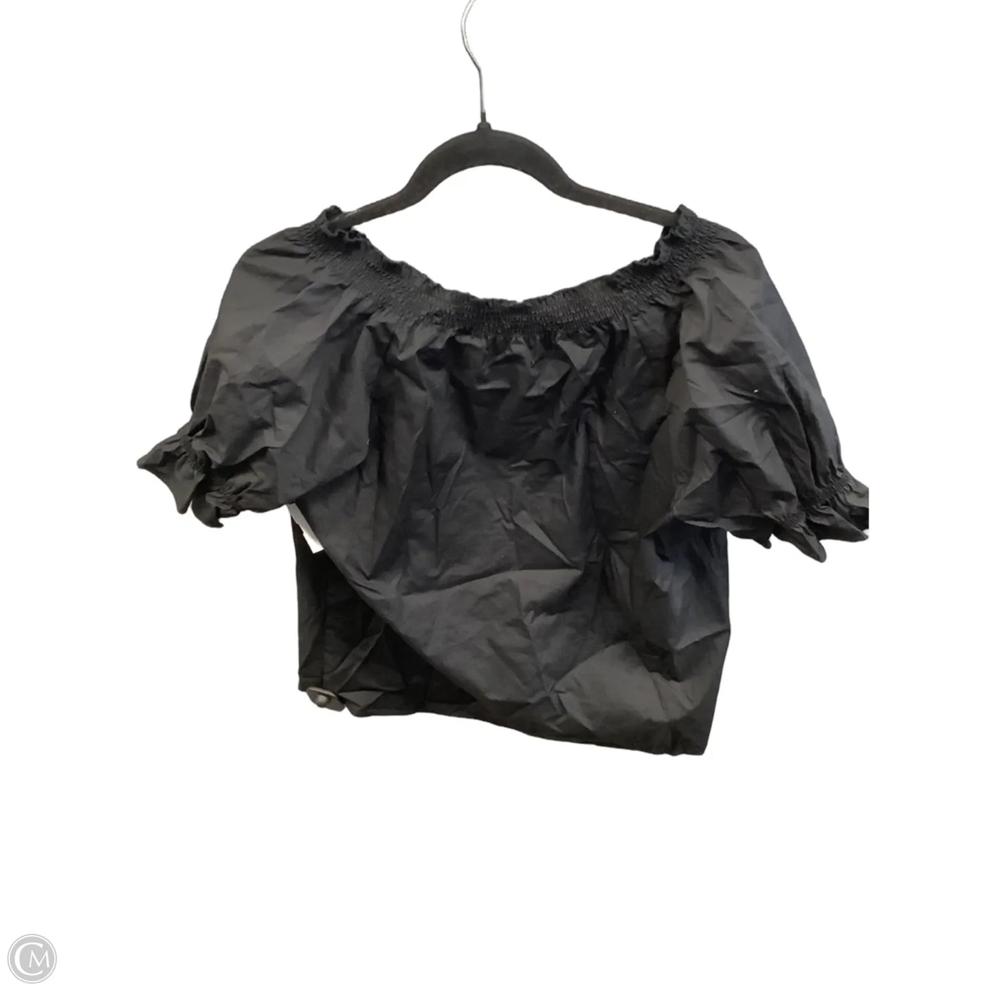 Top Short Sleeve By Universal Thread In Black, Size: S