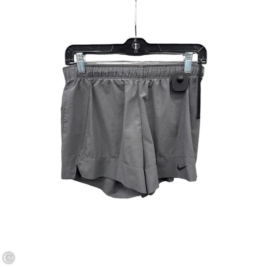Athletic Shorts By Nike In Grey, Size: S
