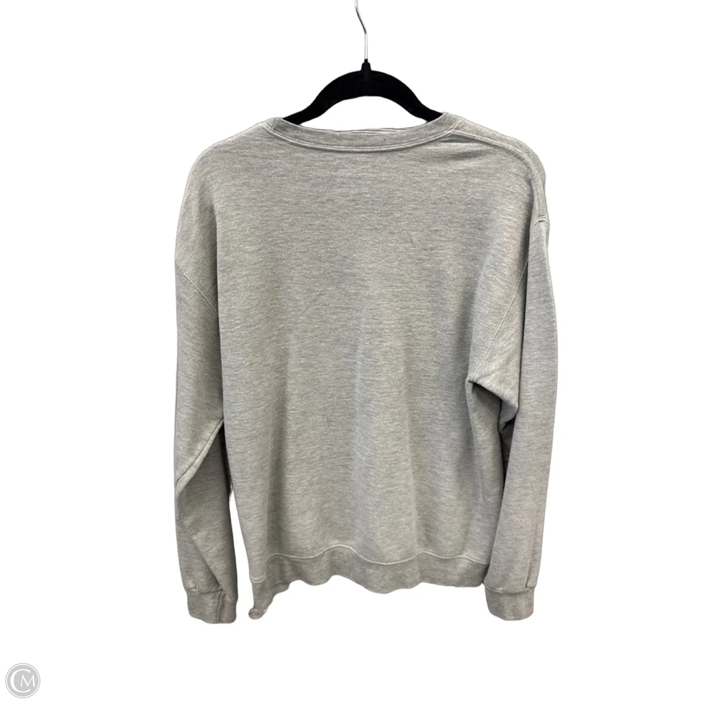 Sweatshirt Crewneck By Fruit Of The Loom In Grey, Size: M