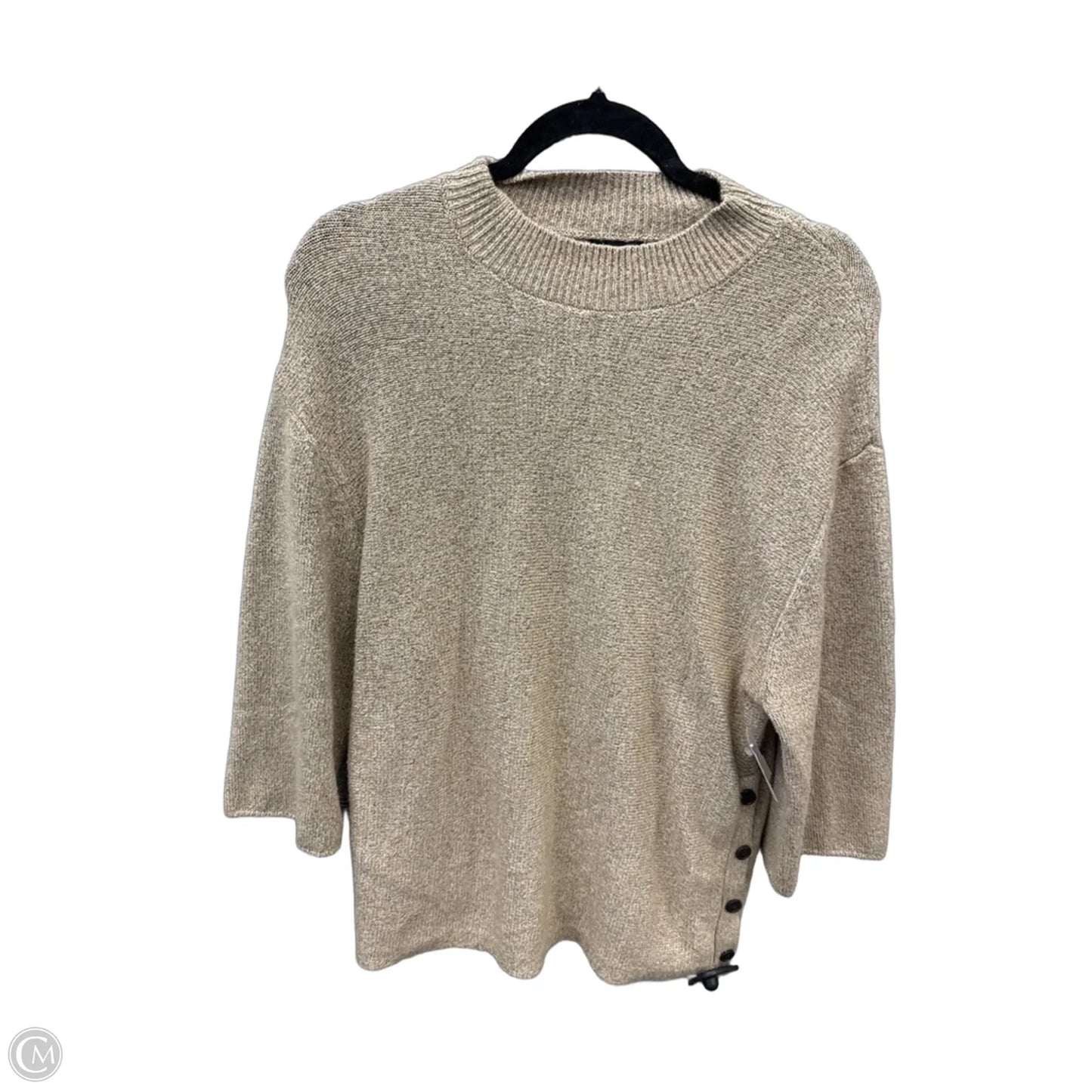 Sweater By Premise In Tan, Size: M